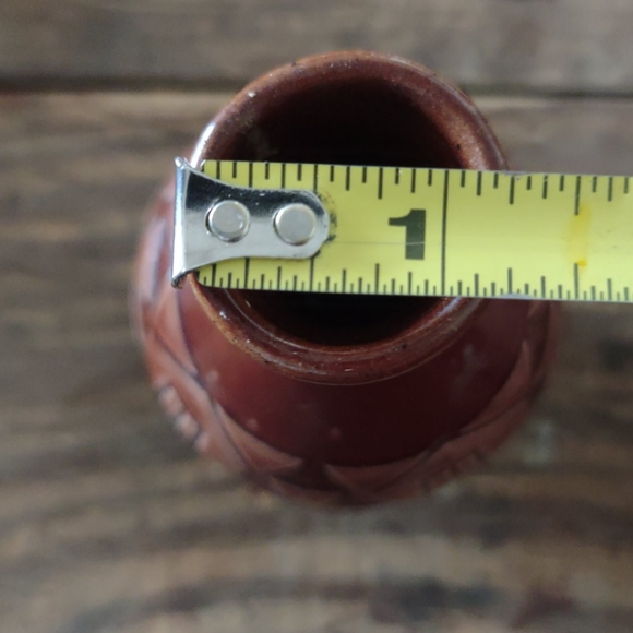 Handmade Indian Pottery Vase - Picture 5 of 6